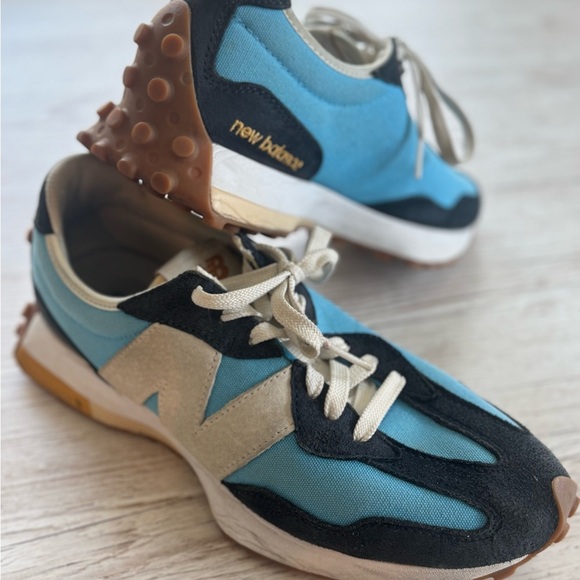 New Balance 327 Sneakers Shoes MS327BM Vibrant Sky Blue Men's Size 9.5 - Picture 10 of 11